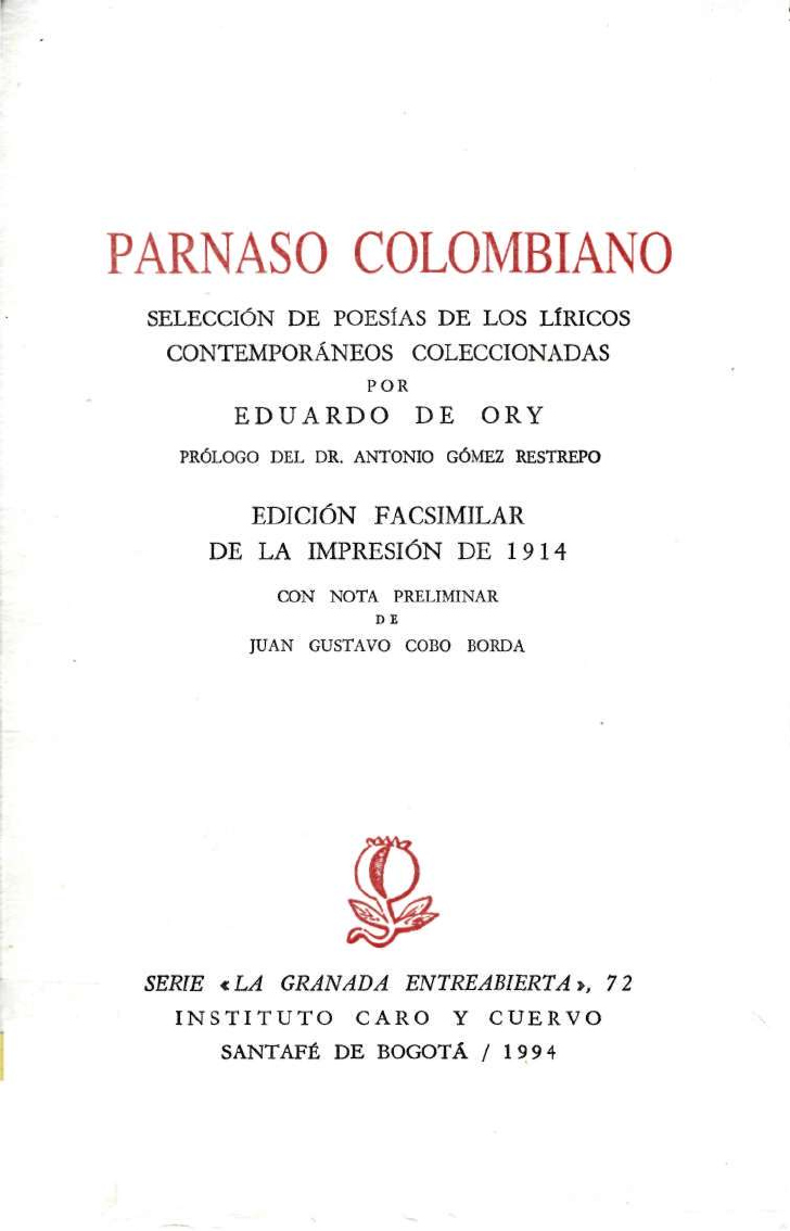 Parnaso colombiano