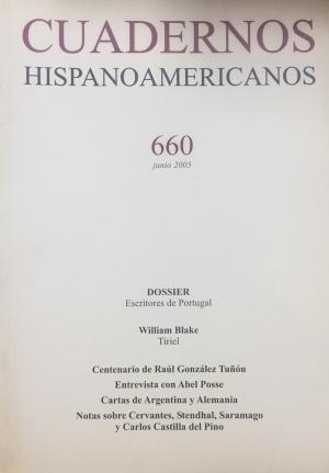 Cuadernos Hispanoamericanos nº 660