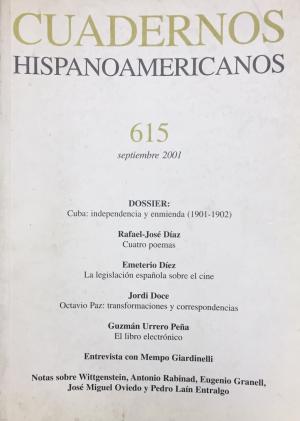 Cuadernos Hispanoamericanos nº 615