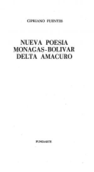 Nueva Poesía de Monagas, Bolívar y Delta Amacuro