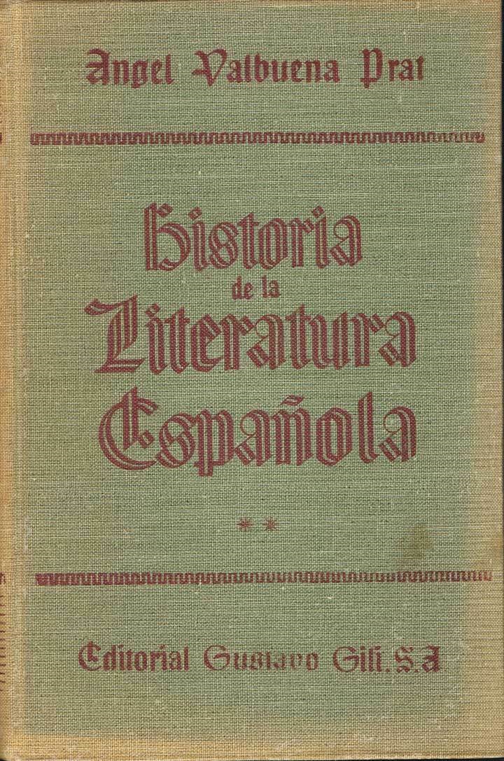 Historia de la literatura española II