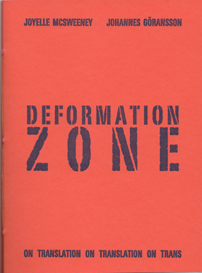 Deformation zone