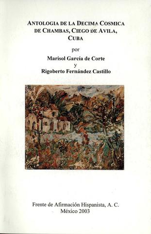 Antología de la Décima Cósmica de chambas, Ciego de Ávila, Cuba