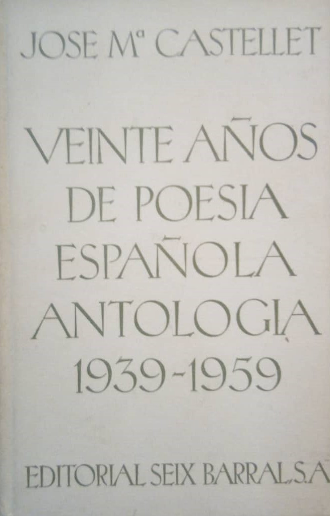 Veinte años de poesía española