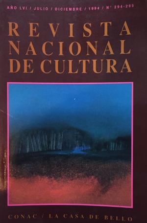 Revista Nacional de Cultura nº 294-295