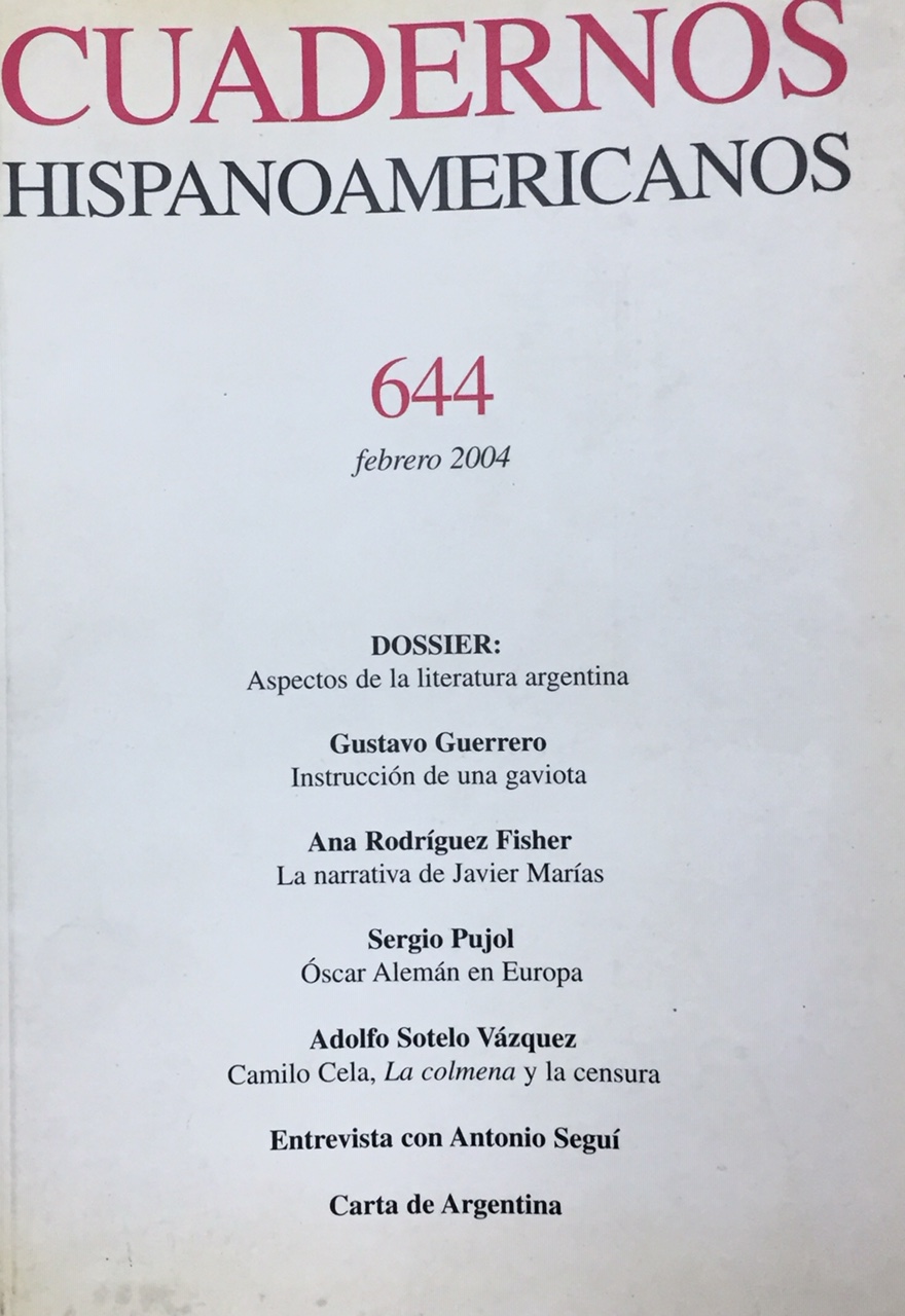Cuadernos Hispanoamericanos nº 644