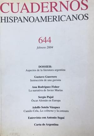 Cuadernos Hispanoamericanos nº 644