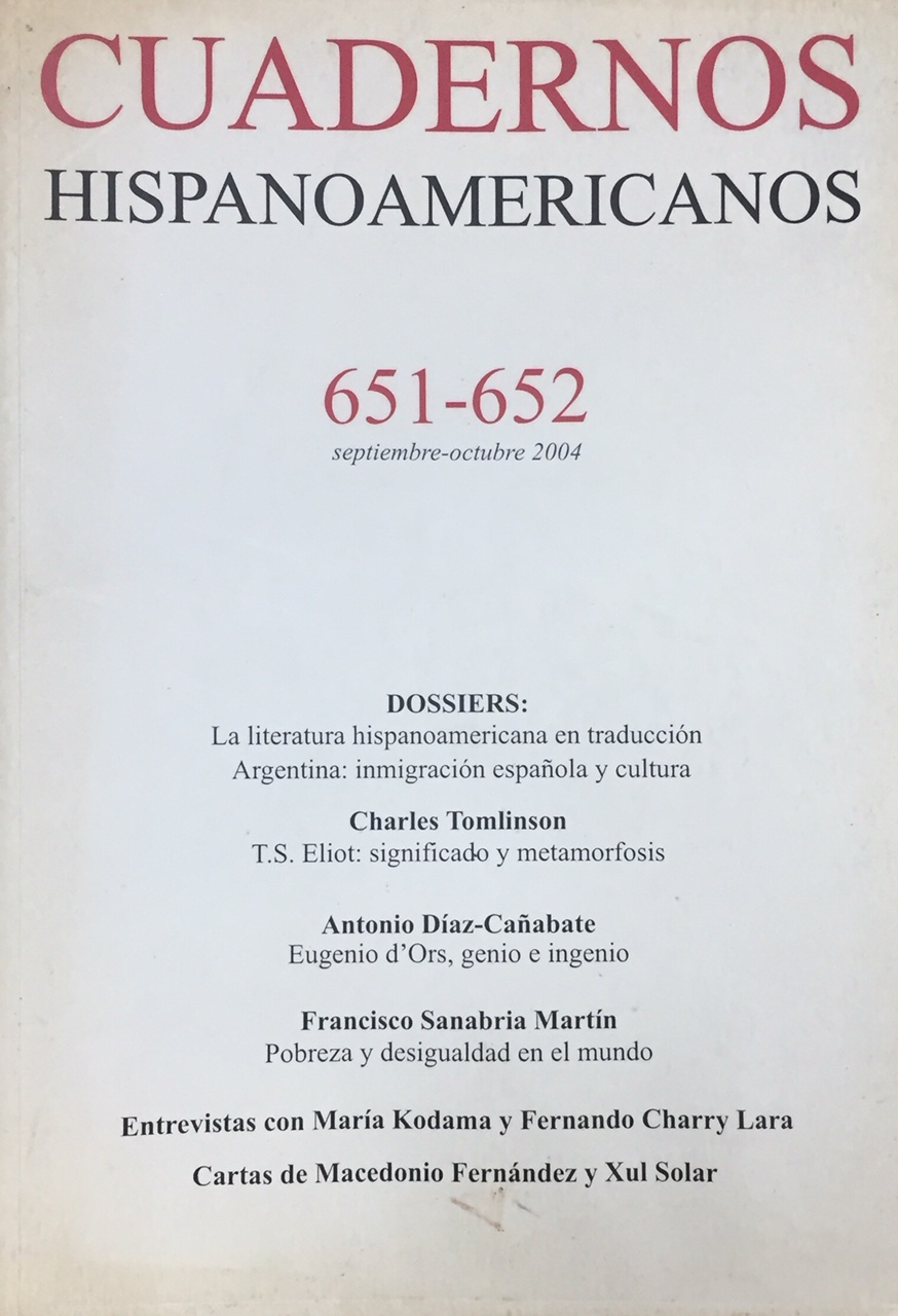 Cuadernos Hispanoamericanos nº 651-652