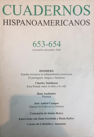 Cuadernos Hispanoamericanos nº 653-654