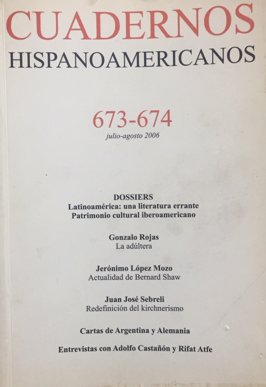 Cuadernos Hispanoamericanos nº 673-674