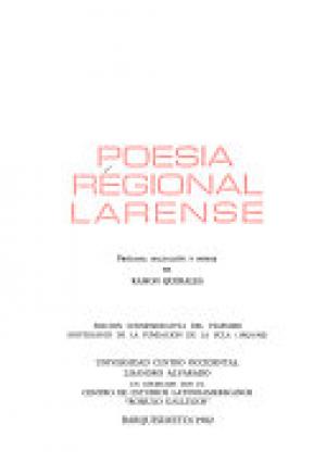 Poesía regional larense