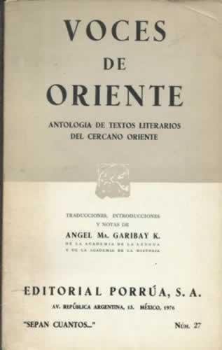 Voces de oriente